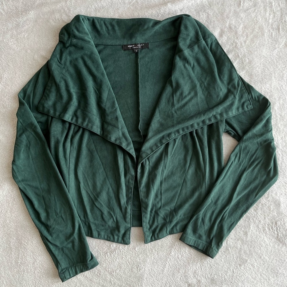 Romeo & Juliet Couture Faux Suede Jacket Small